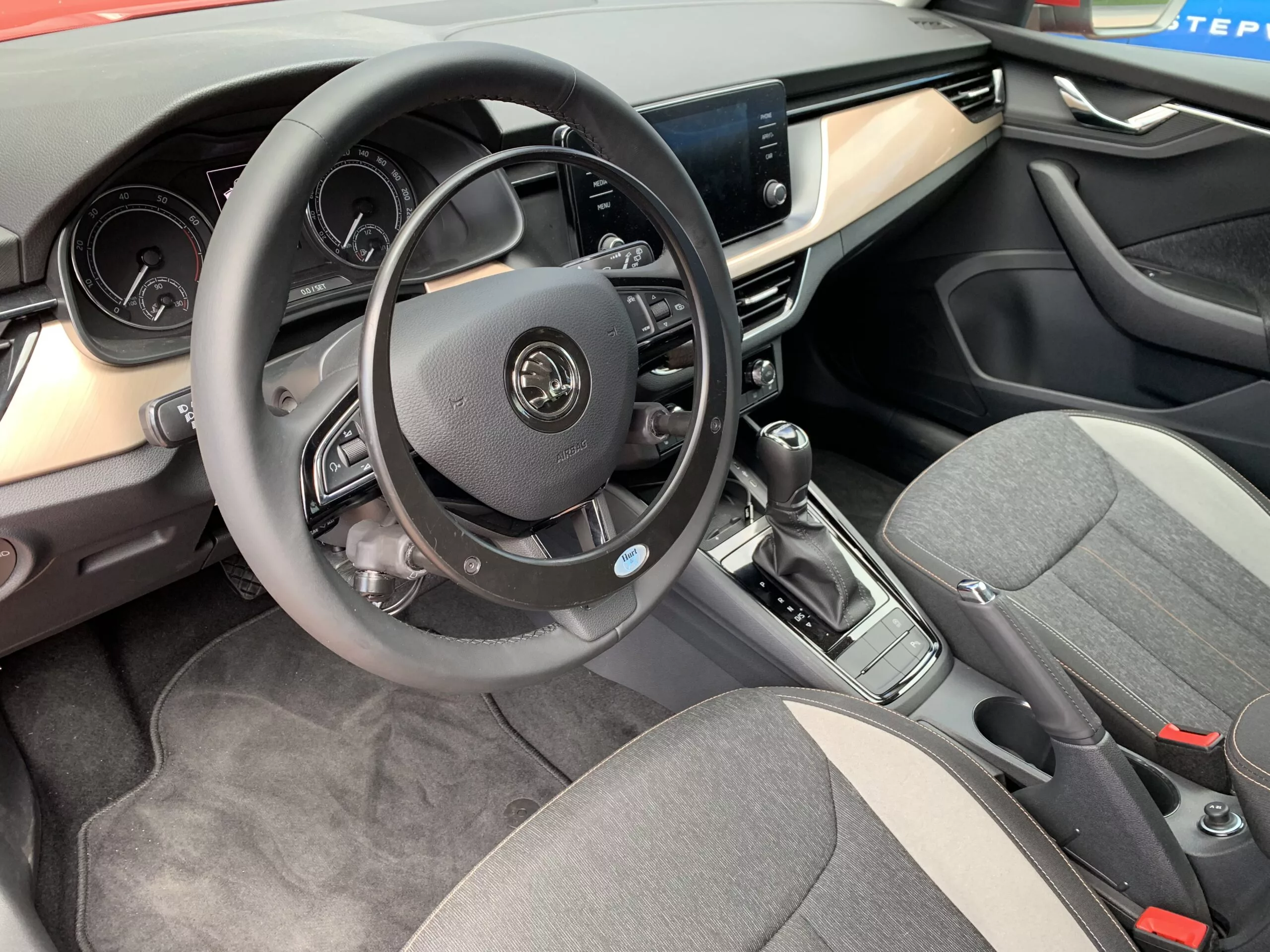 Prítlačný krúžok na volant - je to tam 